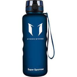 Пляшка для пиття Super Sparrow-пляшка для води об'ємом 1,5 л, герметична-спортивна пляшка без бісфенолу А Школа, спорт, вода, велосипед
