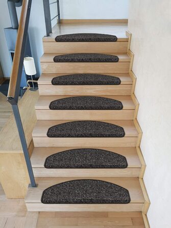 Килимки для сходів Kettelservice-Metzker 14 шт 65х24х3,5 см антрацитові