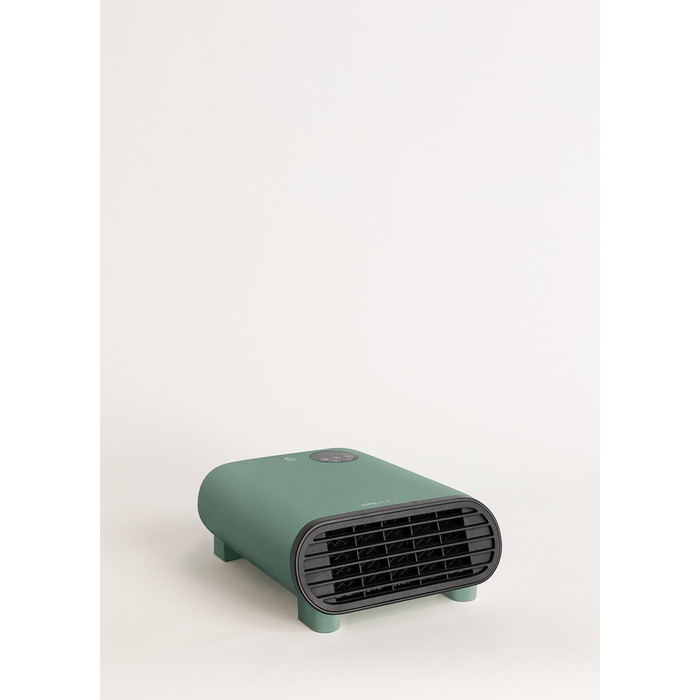 Електрична тепла стіна/підлога з Wi-Fi, салатовий колір, керування через додаток, до 20 м², датчик відкриття, захист від перекидання, 3 режими, LCD-дисплей, 2000W