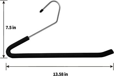 Вішалки для штанів Homa Jia: 20 шт., з антиковзаючим покриттям, для джинсів та штанів