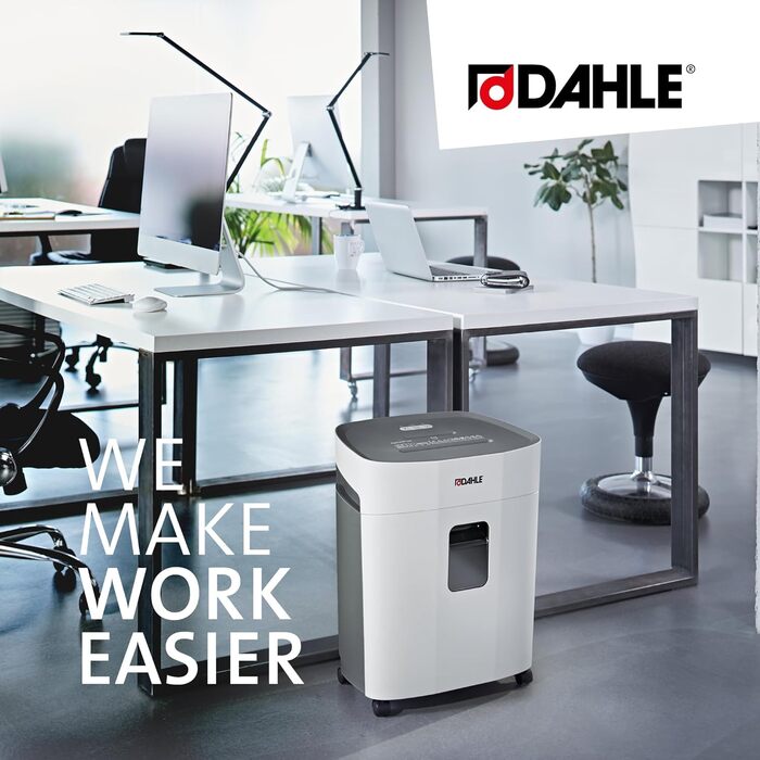 Шредер Dahle PaperSAFE PS 240: безпечне знищення документів, P4, 10 аркушів, сірий