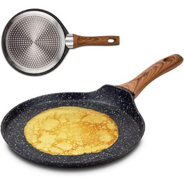 Сковорода NATURE з гранітним покриттям для млинців, омлетів, 24 см для індукційної газової плити