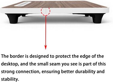 Столик для ноутбука в ліжко, столик для роботи, Homeoffice, підставка для ноутбука на диван, піднос-столик (Компактний, Коричневий, 48x30 см)