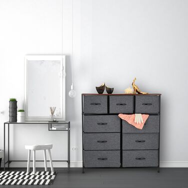 Комод Relaxdays з 9 висувними ящиками