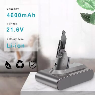 Заміна літієвої батареї LabTEC 21,6 В 4,6 Ач для моделей Dyson V7 (Animal, Motrhead Pro, Trigger, Fluffy)