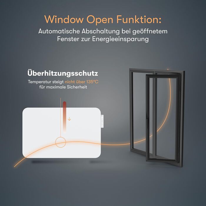 Інфрачервовий обігрівач BR Bringer 450W з Wi-Fi, термостатом та пультом, для дому та офісу (білий)