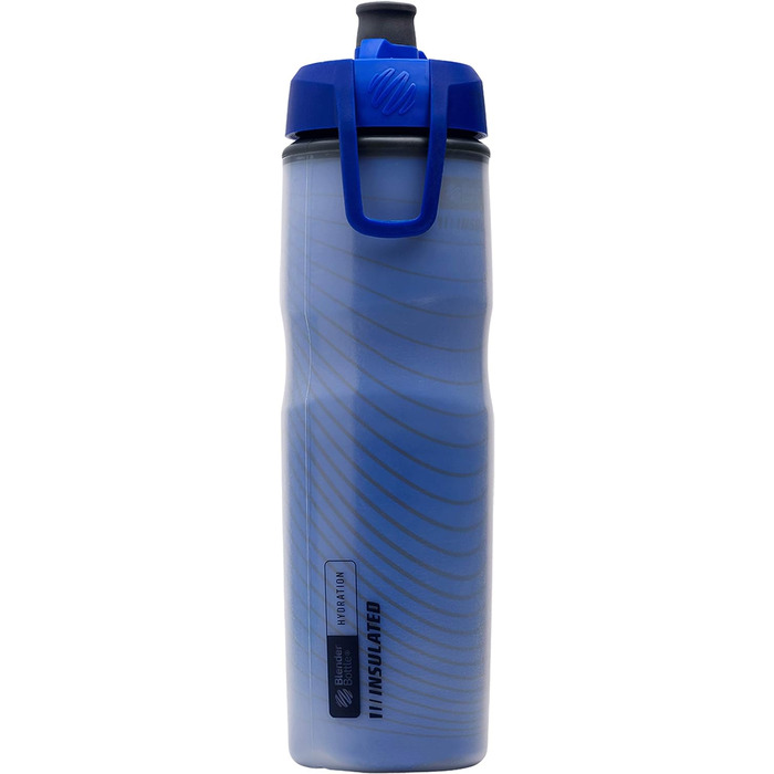 Термоізольована велосипедна пляшка для води Squeeze 710 мл - Bike & Sport з технологією Omniflow синій
