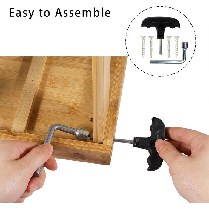 Вінтажний бамбуковий пуф-табурет - 27x23x25 см. Міцний, антиковзний, для дітей, як журнальний столик, підставка для квітів