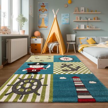 Невідомий Дитячий килим Pirate Anker Kids Carpet 120x170 см, Multi, 3 розміри, ТОП ціна