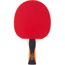 Обраний гравець-ракетки для настільного тенісу-професійні ракетки для настільного тенісу для атакуючих гравців-схвалено ITTF-висока керованість і максимальне обертання - 2 мм Покриття, червоно-чорне