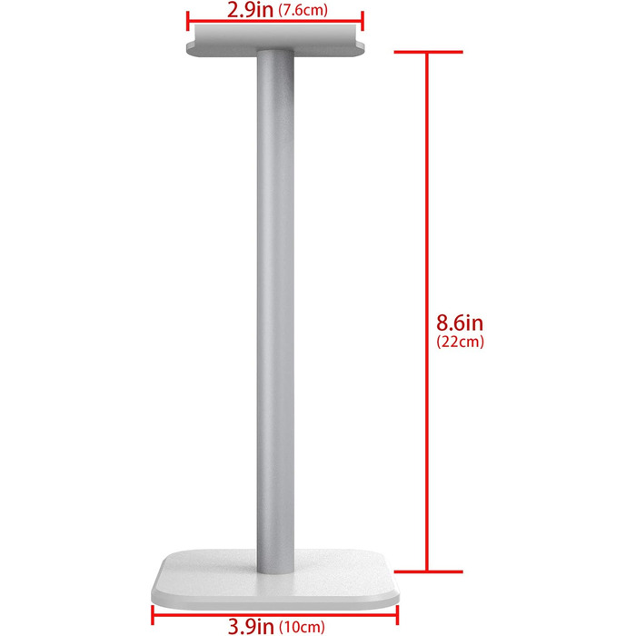 Алюмінієва підставка для навушників GEEKRIA для накладних, ігрова гарнітура, сумісна з Bose QC35 (біла)