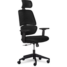 Крісло Mealux Leo Air Black (арт.Y-543 KB)