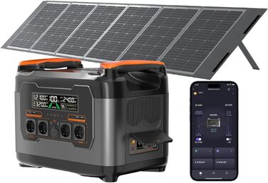 Портативна електростанція NECESPOW 700W (пікова 1400W) 483.84Wh з 3 розетками AC, LiFePO4 акумулятор, чиста синусоїда, USB-C PD100W, сонячний генератор для кемпінгу, дому, CPAP (S2400+400W)