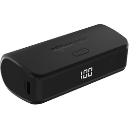 Швидка зарядка, LED дисплей, 2 пристрої одночасно, 5000mAh Powerbank - USB/USB-C