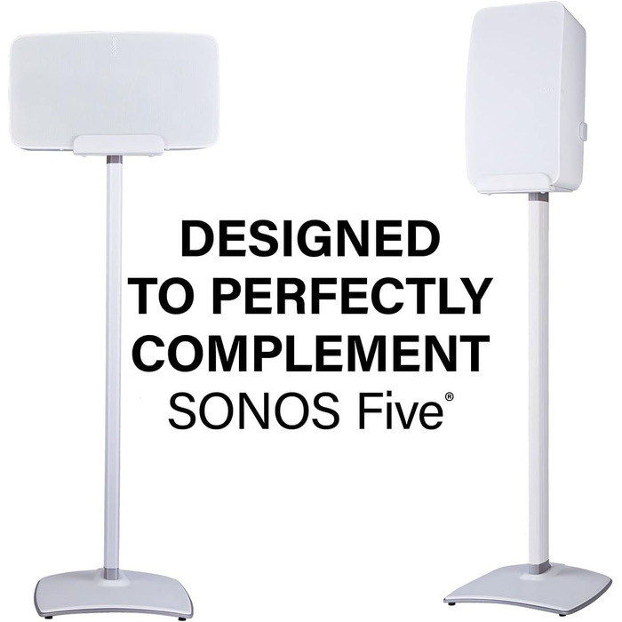 Підставка для акустики Sonos Five та Play:5 SANUS WSS52-B2 (біла)