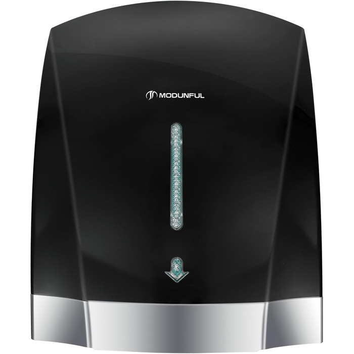 Автоматичний сушар для рук з інфрачервоним сенсором, настінний, 2000W, тихий (40 db), ABS-покриття (чорний)