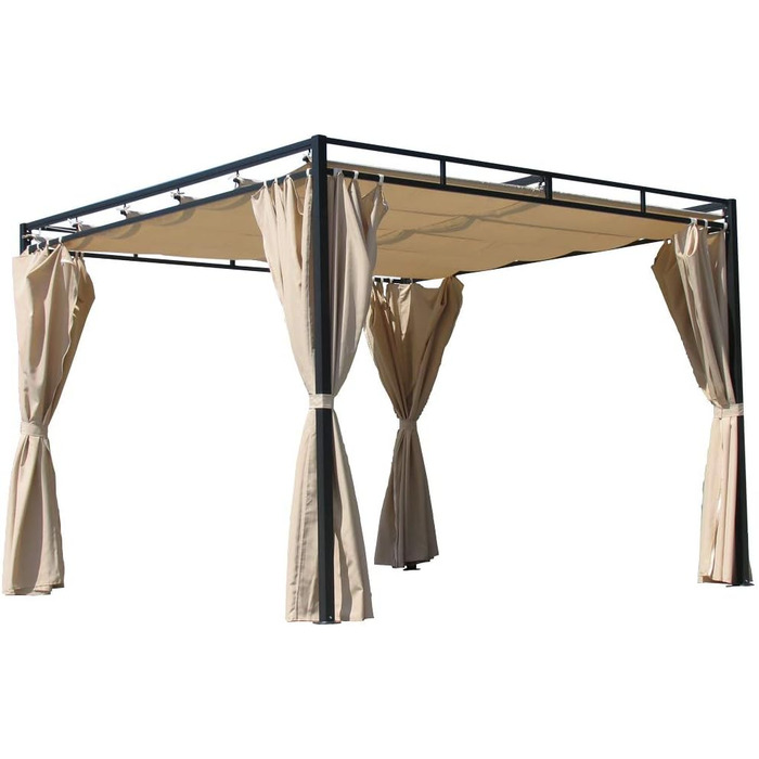 Заміна даху для перголи з плоским дахом Firenze 3x3m Pergola Покриття даху піском