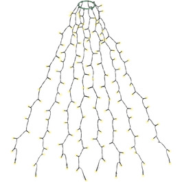 Освітлення для ялинки з 8 гірляндами для ялинки 150-240см - теплий білий, 2m LED