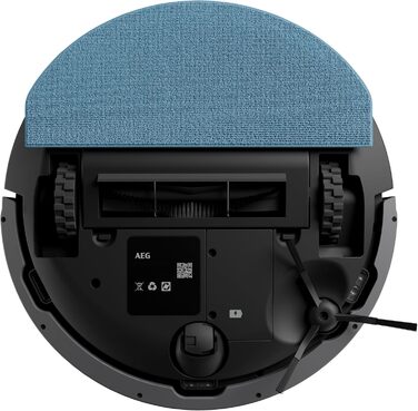 Робот-пилосос AEG AR71HW1DG з функцією миття, WiFi, LiDAR, 4000 Па, 14,4 В, 175 хв, 140 м², 0,28 л, сірий