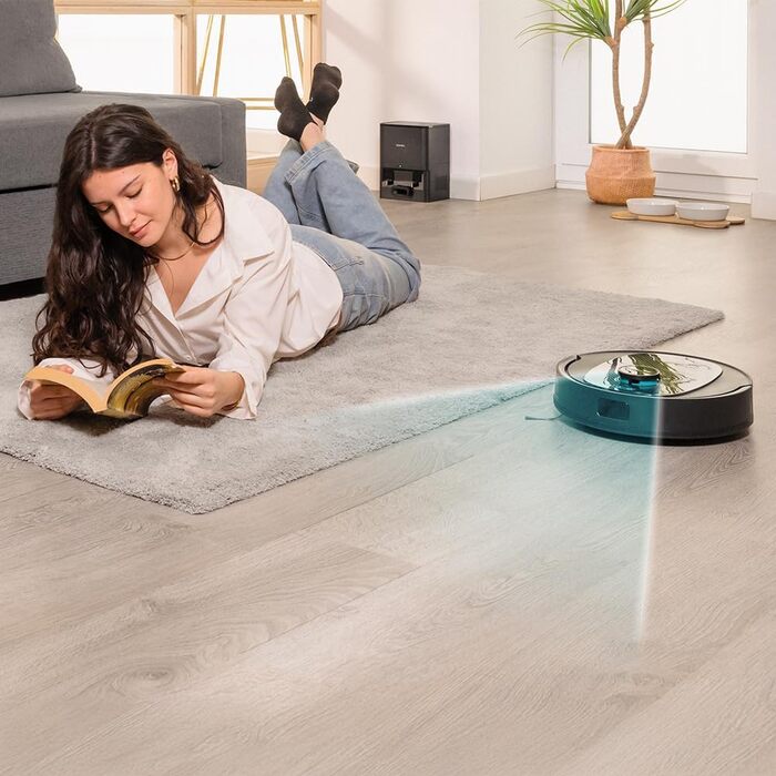 Робот-пилосос Cecotec Conga 7690 Immortal: Lasernavigation, 7000 Pa, 4-в-1 (пилосос, мийка, моп), автопорожнення, силіконова щітка