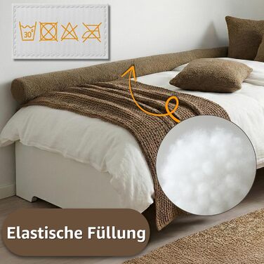 Подушка для сну Totsy Baby (подушка-змійка) для вагітних та підтримки тіла, бавовна, Oeko-Tex, бежева, 300 см