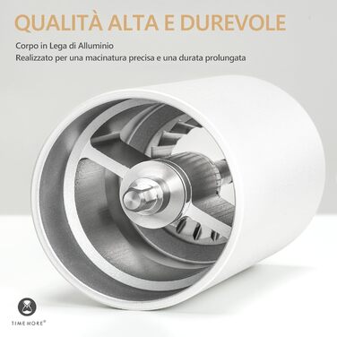 Ручна кавомолка TIMEMORE Chestnut C3S PRO з металевим корпусом для еспресо та френч-прес