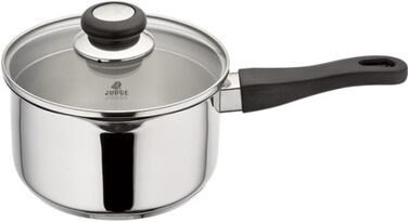 Набір каструль Judge Vista з нержавіючої сталі, 16/18/20 см, з кришкою-ситом та антипригарним покриттям, для індукційних плит, придатний для духовки