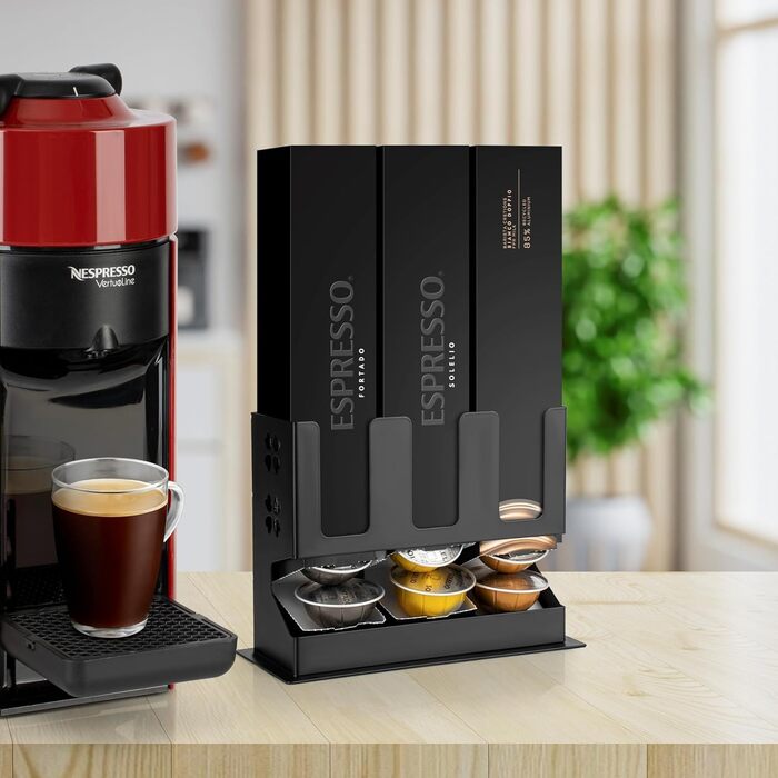 Організатор для капсул кави Nespresso Vertuo Line - RECAPS, тримач для 30 капсул, сталевий піддон