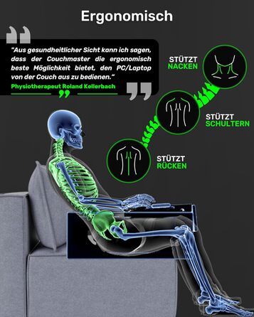 Підставка для ноутбука Couchmaster CYBOSS: ергономічна, широка, для дивану, софи та ліжка