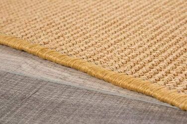 Сизалевий килим misento з 100 натурального волокна плоского тканого килима uni, (80 см х 250 см)