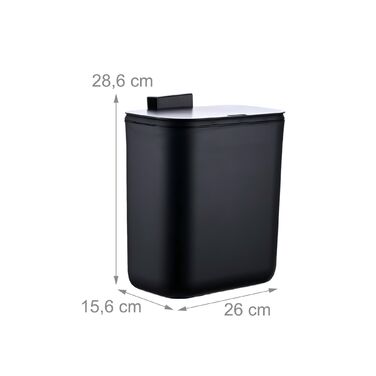 Відро для сміття Relaxdays для підвішування, 9 л