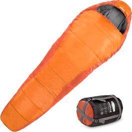 KeenFlex Спальний мішок 3-4 сезони, від +7,2°C до -23,4°C, 1500г/2150г, для літа й зими, машинне прання