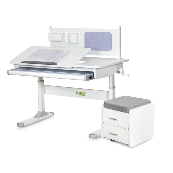 Комплект (S) ErgoKids TH-325 (парта + тумба) (арт.TH-325 + BD C3_ BLUE)