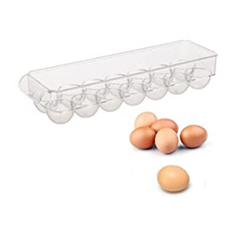 Коробка для яєць Vita Perfetta, що захищає від ударів, для зберігання 14 яєць, ящик для зберігання, пластиковий, для зберігання яєць (37 x 11 см)