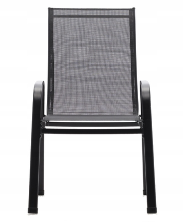 Комплект садових меблів GardenLine, метал, чорний, 5 предметів