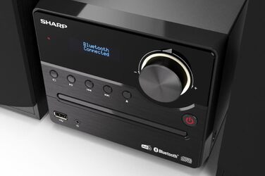 Компактна система SHARP XLB520D 40 Вт, DAB/FM, Bluetooth, чорний