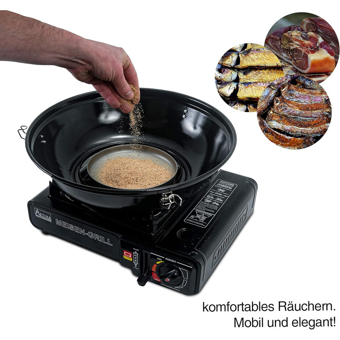 Газовий набір для кемпінгу ACTIVA Meisen з грилем та валізами | Преміум якість