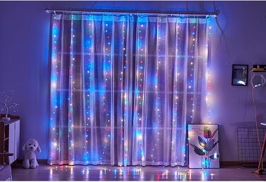 EASTERNSTAR Гірлянда світлодіодна мідний дріт 20м, 200 LED, EU штекер, 8 режимів, вологостійка, для декорування саду, дому, вечірок, святкування Різдва, тепле біле світло