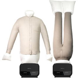 Манекен Cecotec для прасування та сушіння IronHero 1200 Mannequin Dry. 1200 Вт, прибирає зморшки та дезодорує, 2в1 сорочка та штани, автономність 180 хв., сенсорне керування, таймер.