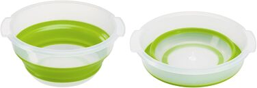 Салатниця-швидкообертач Emsa Turboknopf, 4,5 л, нержавіюча сталь, складана