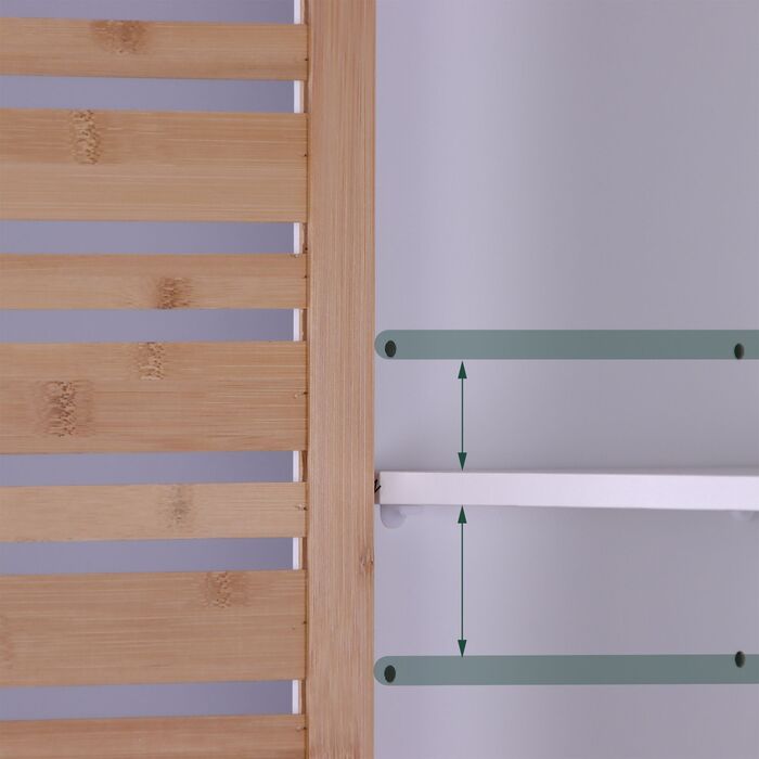 Висока шафа для ванної кімнати Relaxdays 190 см