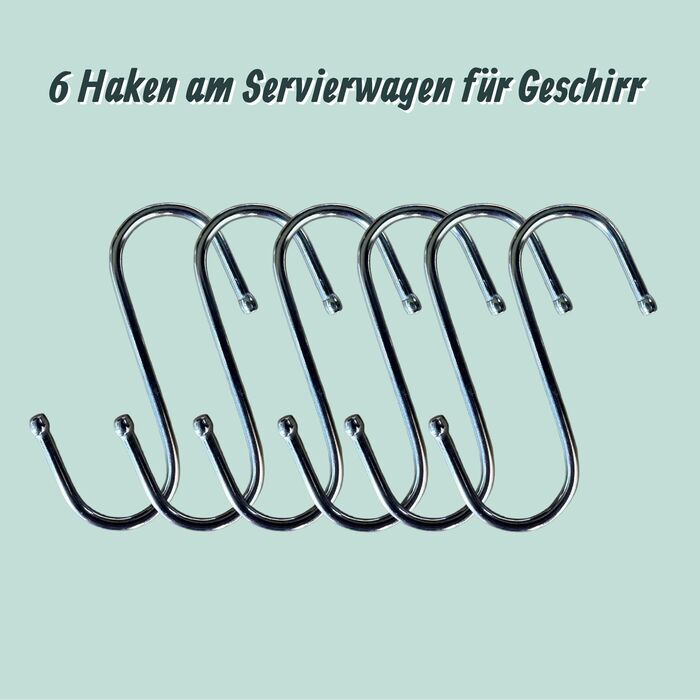 Візок кухонний Relaxdays, 3 ящики