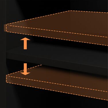 Relaxdays Роликовий контейнер з шухлядами та відсіками