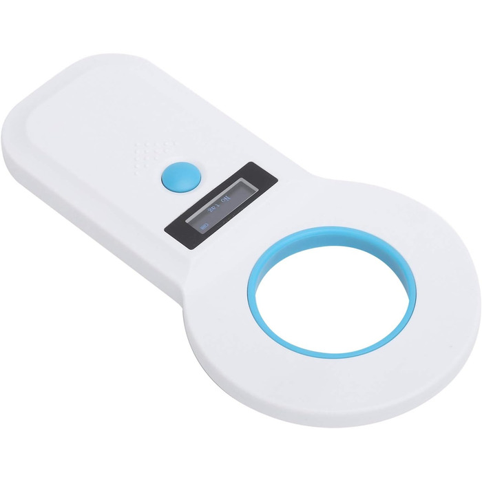 Ручний RFID-зчитувач для домашніх тварин, портативний та акумуляторний, підтримує EMID та FDX-B (ISO1784/85) (білий)