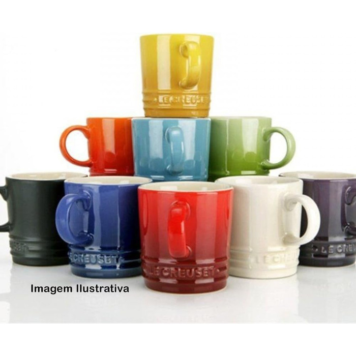 Чашка LE CREUSET 0.35 л, колір вишня, кераміка, 70302350600002 Coastal Blue