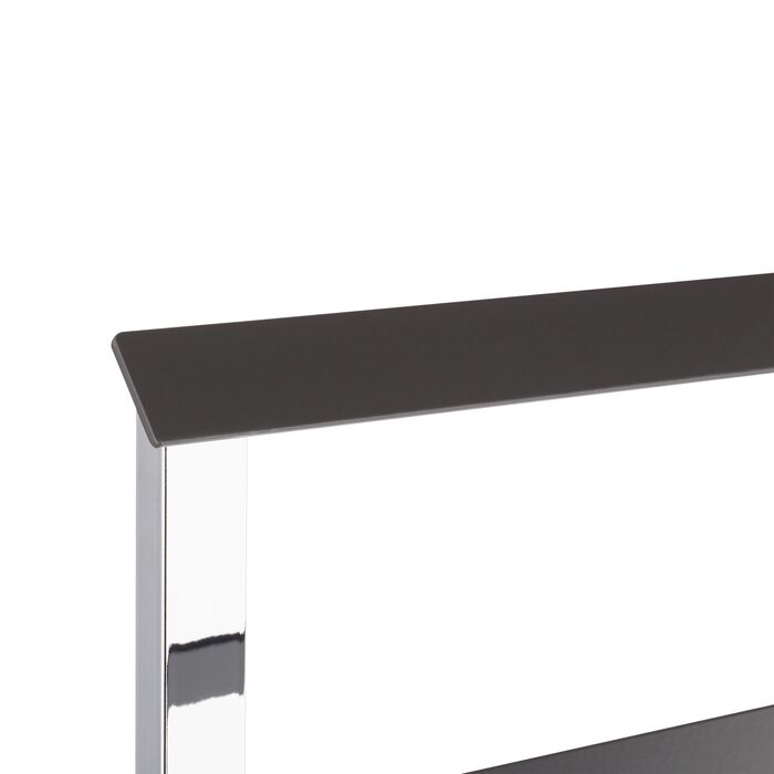 Підставка для рушників Relaxdays, хром/антрацит