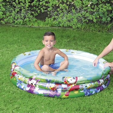 Надувний басейн Bestway Disney Міккі та Друзі 122x25 см для дітей