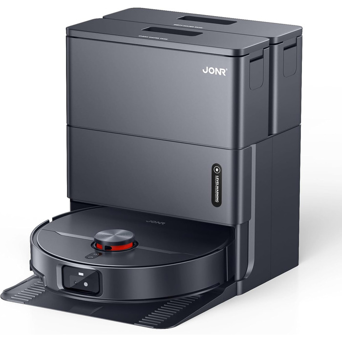 Робот-пилосос JONR X1 Max з функцією миття, 20000 Па, перешкоди 30 мм, миття гарячою водою 75°C, швидке сушіння гарячим повітрям 45°C, уникнення перешкод за допомогою ШІ та 360° навігація