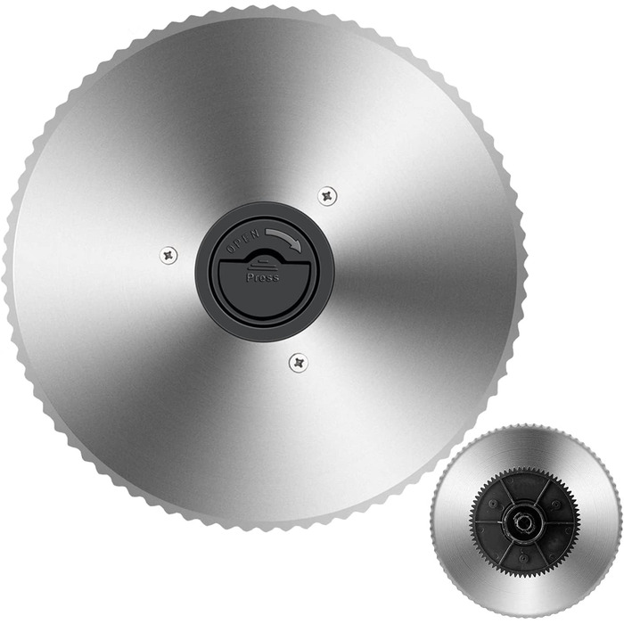 Електричний слайсер 200W з нержавіючої сталі - кухонна машина з регулюванням 0-15 мм, 2 леза, для м'яса, ковбаси, сиру, хліба