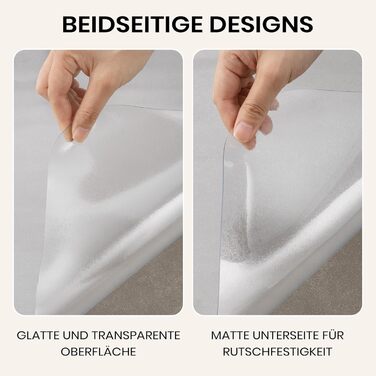 Килимок під офісне крісло COSYLAND, напівпрозорий, 120x150 см